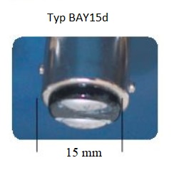 LED žárovka BAY15d