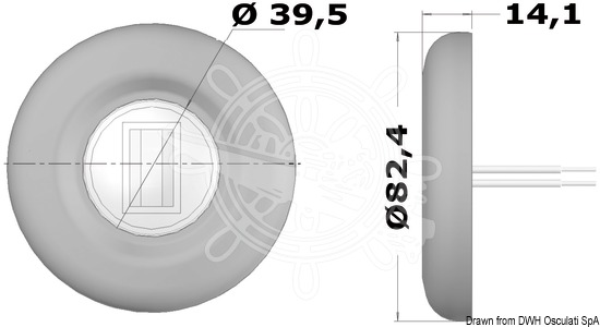 SEA-DOG LED navigační světlo - záď