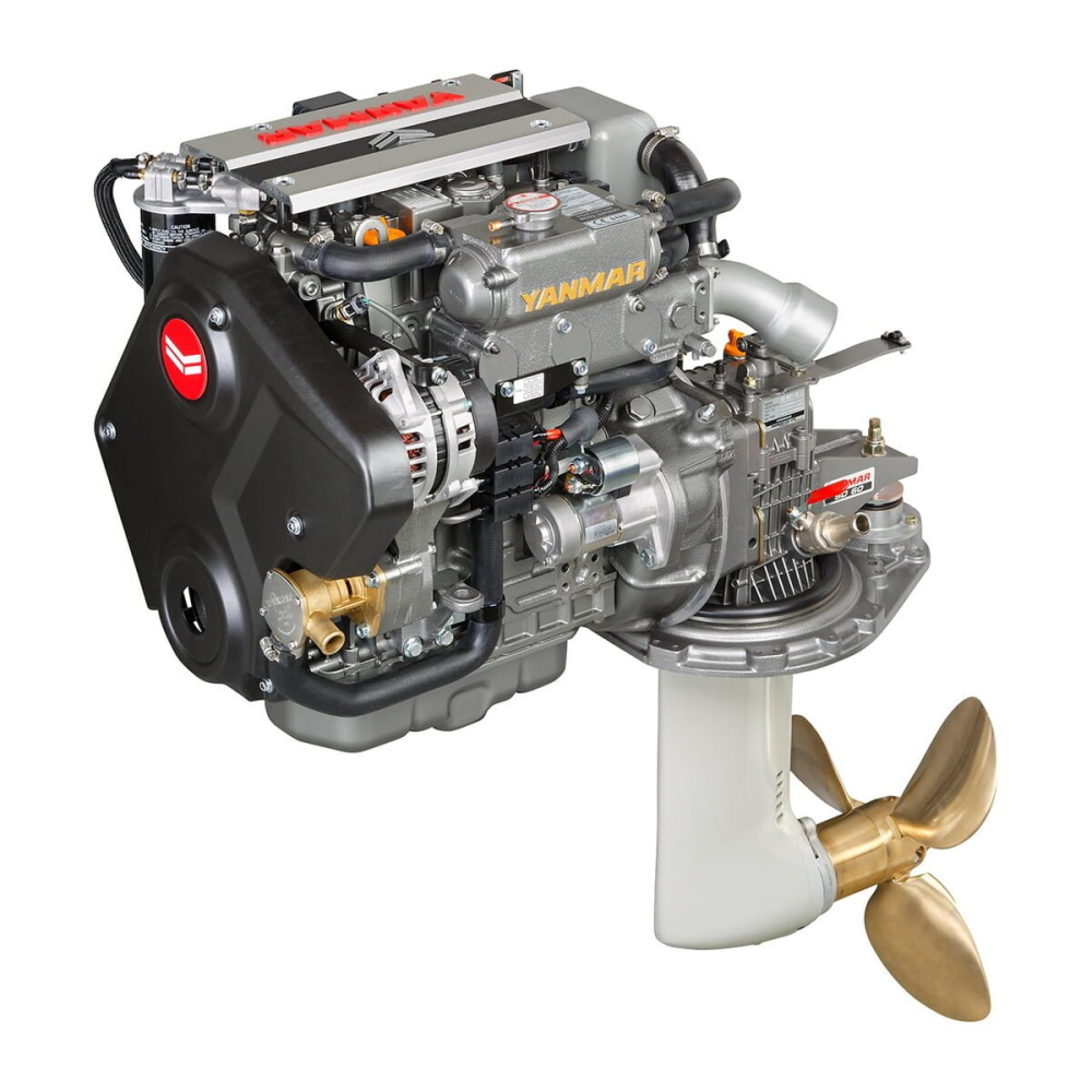 YANMAR 3JH40-C s motorem Saildrive SD 60 - 40 PS