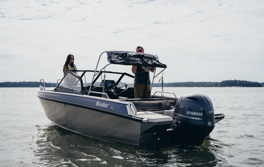 BUSTER XL 2024 motorový člun hliníkový 6,05 m + YAMAHA F115 XB
