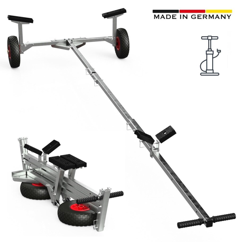 Přepravní vozík TR260-B-LU černo/červený