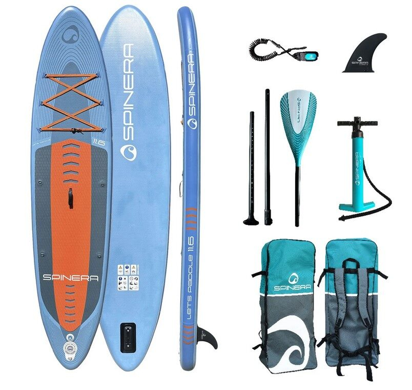 SPINERA SUP sada Lets Paddle 11.6 Paddleboard - 350 x 83 x 15 cm