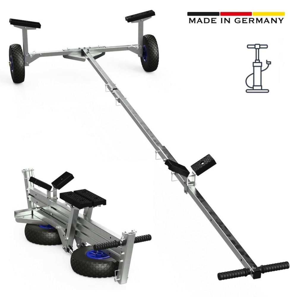 Přepravní vozík TR260-B-LU černo/modrý