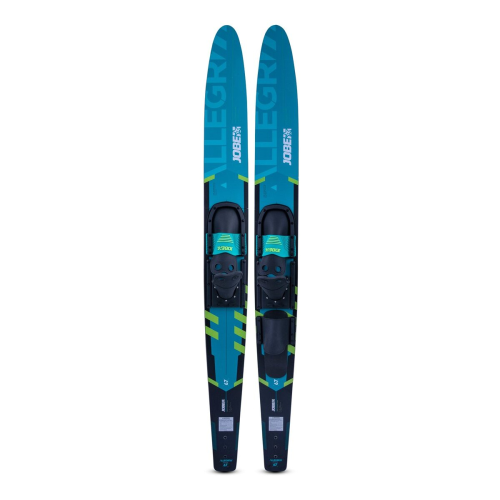 Jobe Allegre 59" Combo Waterskis Teal - combo lyže