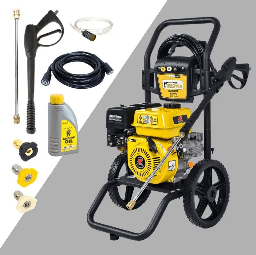 Waspper W3000HA benzínový vysokotlaký čistič, Peggas, 5.2 HP, 207 bar / 3.000 PSI