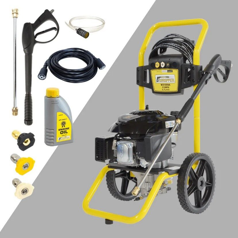 Waspper W3100VA benzínový vysokotlaký čistič, Peggas, 4.3 HP, 213 bar / 3.100 PSI