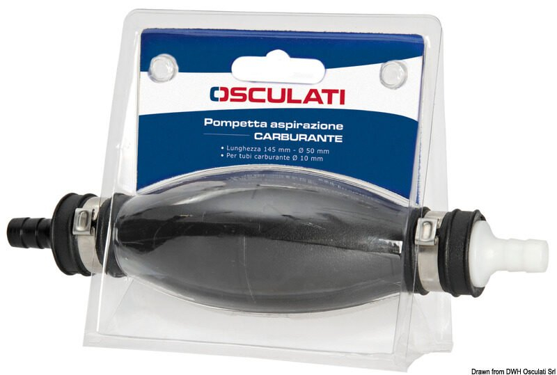 OSCULATI Vysokokapacitní ruční benzinová pumpa Ø 10 mm