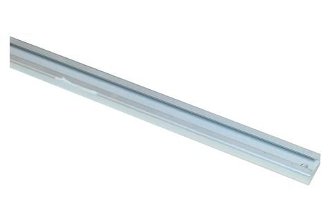 Kolejnice z eloxovaného hliníku stříbrná 55 cm