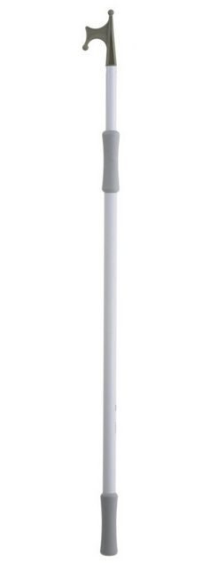 Teleskopický lodní hák bílý 120-200cm, Ø 25/30mm