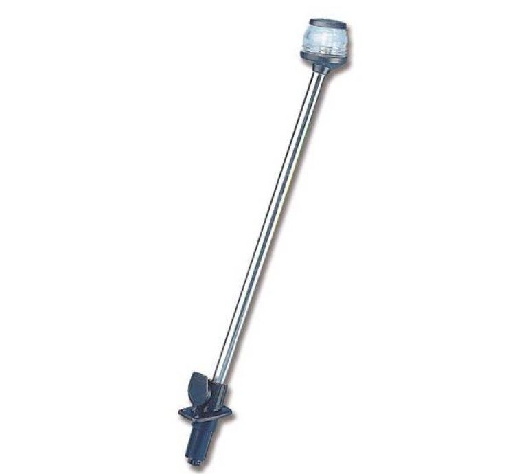 TREM kotevní světlo 360° s odnímatelným stožátkem černé - 54 cm