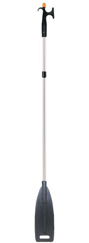 Teleskopické hliníkové pádlo s dvojitým lodním hákem 156-225 cm