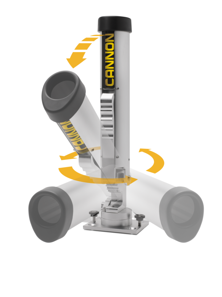 CANNON držák na udici hliníkový pro palibní montáž