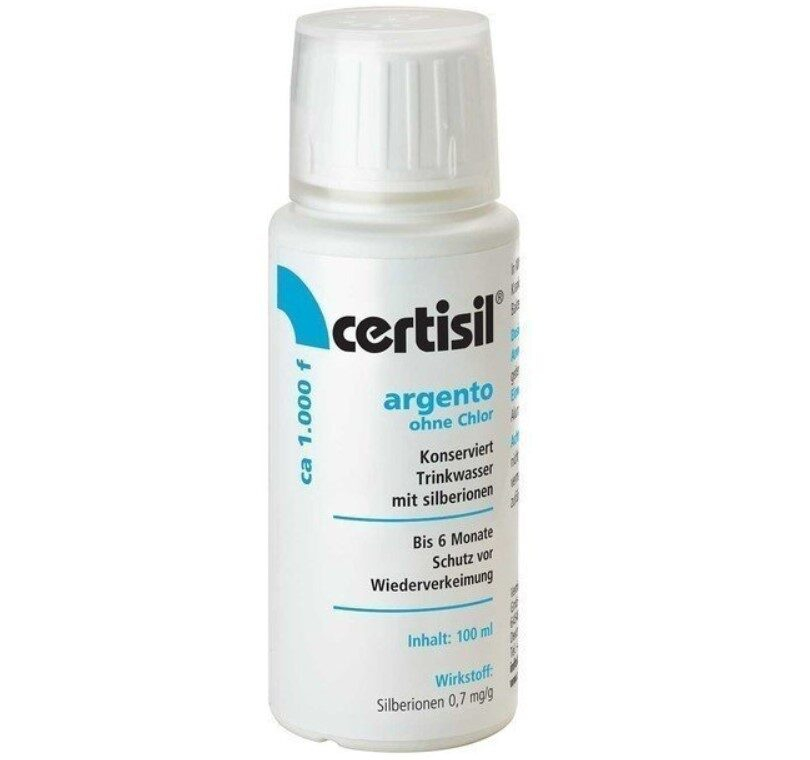 CERTISIL ARGENTO CA 1000F - kapalina bez chlóru 100ml, 1ml/10L