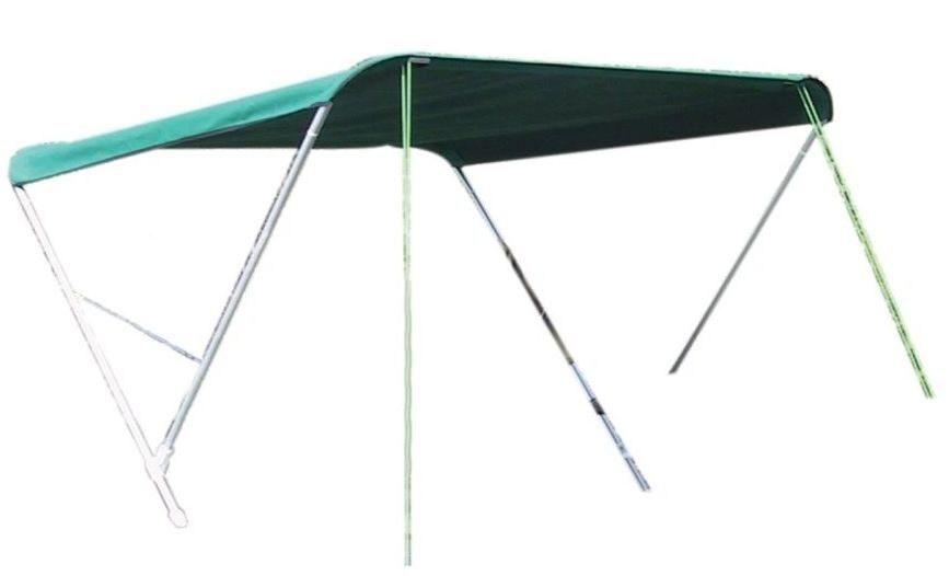 Bimini SUNWORLD II hliníkový pás na loď zelený - šířka 165-185cm, průměr trubky Ø20 mm