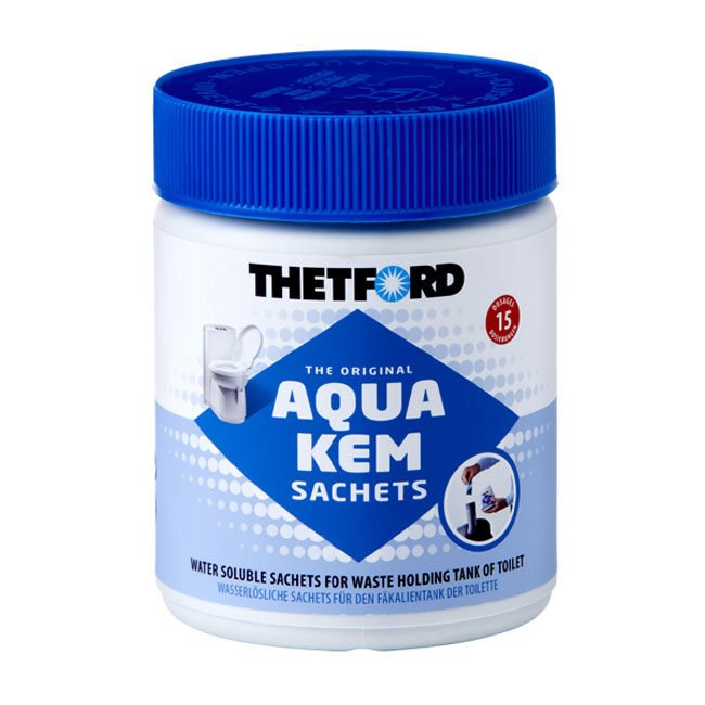 THETFORD AQUA KEM BLUE SACHETS pro odpadní nádrž 15 sáčků - 375 g