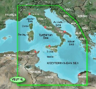 BlueChart G2 Vision - EU716L /Jadran/ VELKÝ