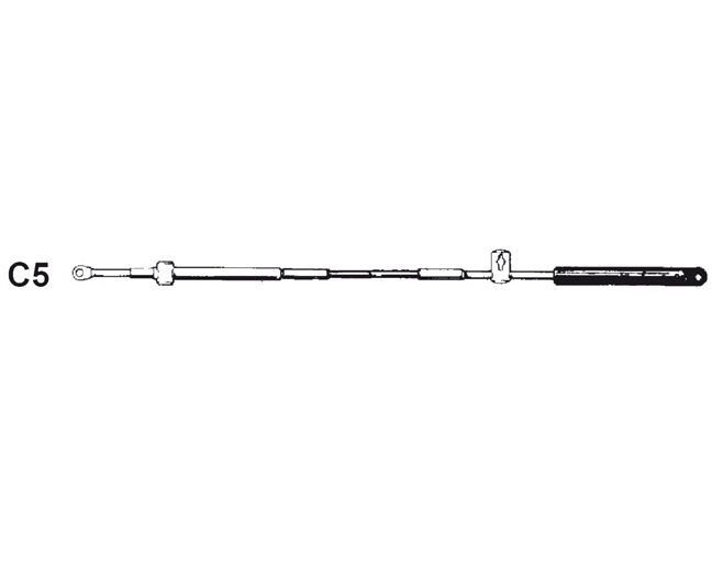 Bowden řazení C5 - 7"/2,14m