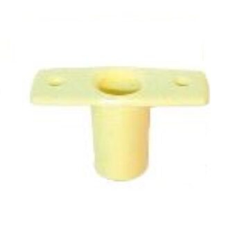 Držák vidlice na veslo nylonový 75x28 mm, otvor Ø18 mm