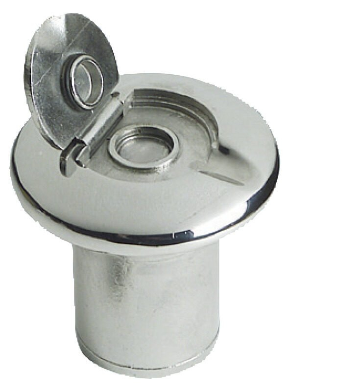Nerezové nalévací hrdlo na odpadní vodu 38 mm