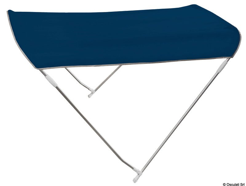 Bimini hliníkové 2 ramenní námořnické modré - šířka 130/140 cm, průměr trubky Ø22 mm