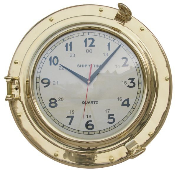 Hodiny - lodní okno Φ 40 cm