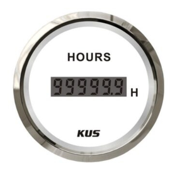KUS LCD ukazatel motohodin - bílý