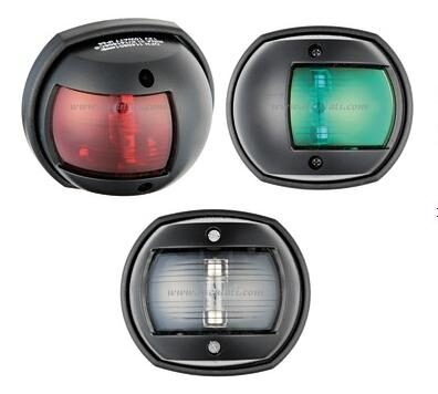 Navigační světlo s černým tělem "SPHERA DESIGN" COMPACT 12