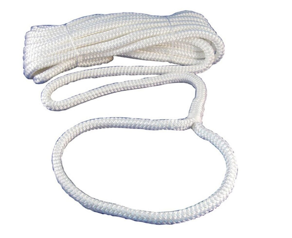 Lano pro fendre s okem 1,5m x 8 mm bílé