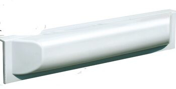 Bílý pontonový nárazník - rovný 500 x 70 x 100 mm