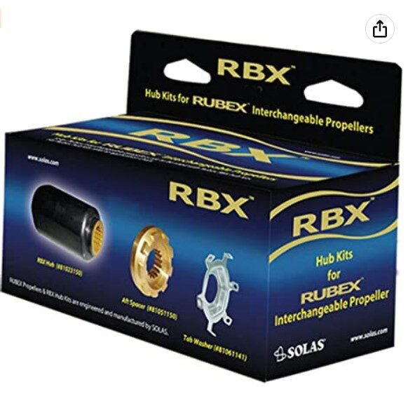 SOLAS RBX101 redukční pouzdro pro EVINRUDE/JOHNSON nad 150 PS od 1978-1990 (15 drážek)