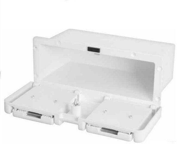 Vestavěný úložný box se 2 držáky na nápoje 335 x 130 cm, hloubka 15 mm