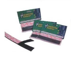 PSP Suchý zip samolepící 25 mm x 12,5 cm - černý