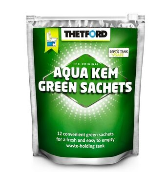 THETFORD AQUA KEM GREEN SACHETS pro odpadní nádrž - 510 g