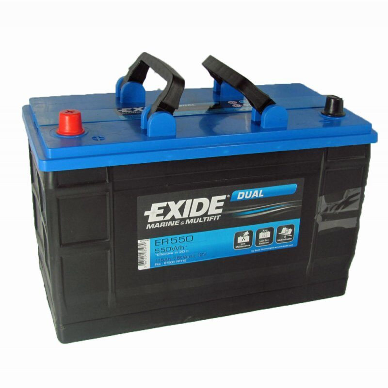 EXIDE DUAL Marine &amp; Multifit 115Ah - trakční baterie