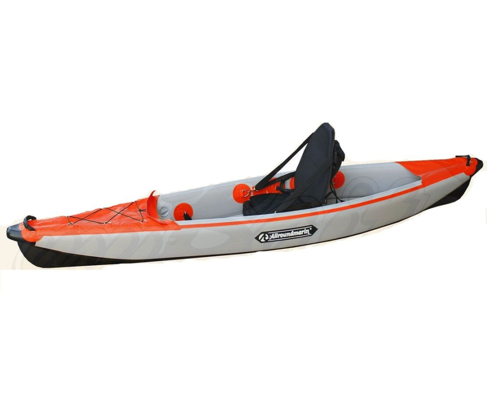 ALLROUNDMARIN FLOW červeno-šedý - kajak pro 1 osobu 290 cm