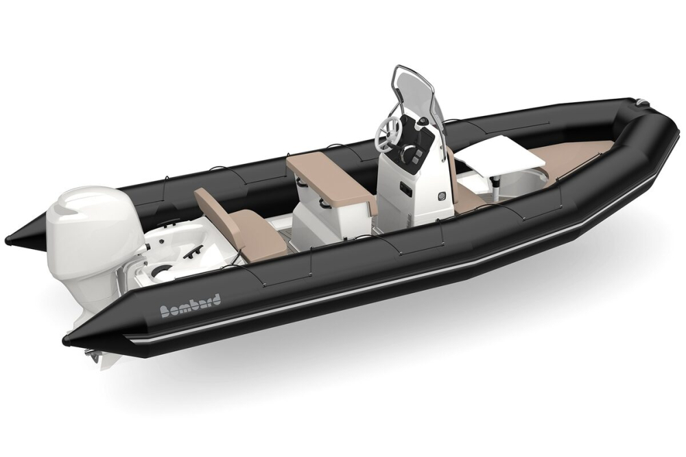 Bombard Sunrider 650 Strongan nafukovací člun černý/pebble