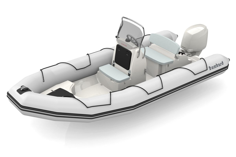Bombard Sunrider 550 Strongan nafukovací člun světle šedý / Light grey