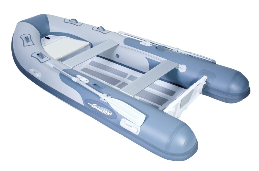 Gladiator Rib 350 AL nafukovací člun s hliníkovou podlahou - šedý
