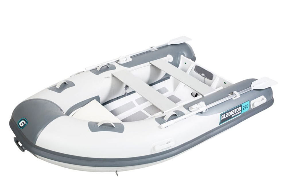 Gladiator Rib 270 AL nafukovací člun s hliníkovou podlahou - šedý
