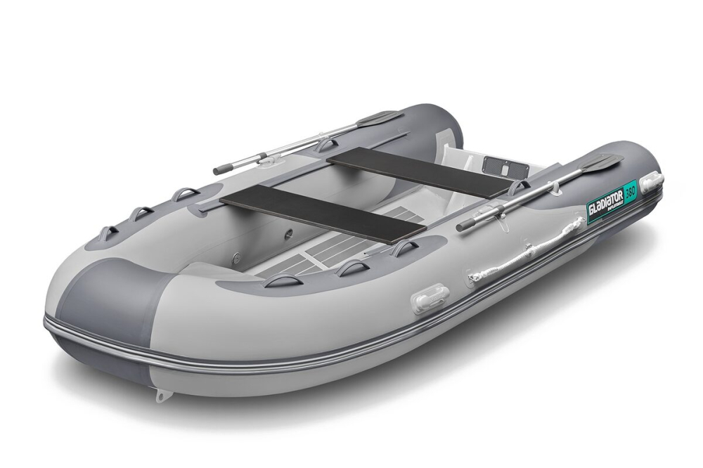 Gladiator Rib 380 AL nafukovací člun s hliníkovou podlahou - šedý