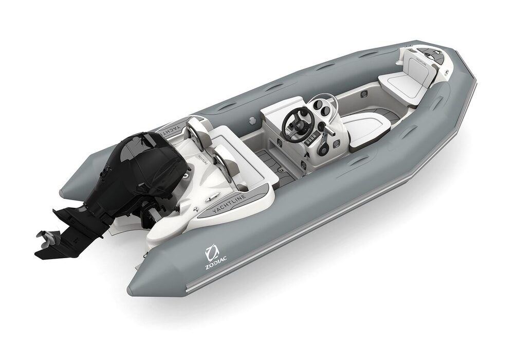 Zodiac Yachtline 400 DL Strongan nafukovací člun - šedý