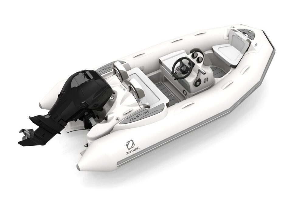 Zodiac Yachtline 360 ​​DL NEO nafukovací člun - světle šedý