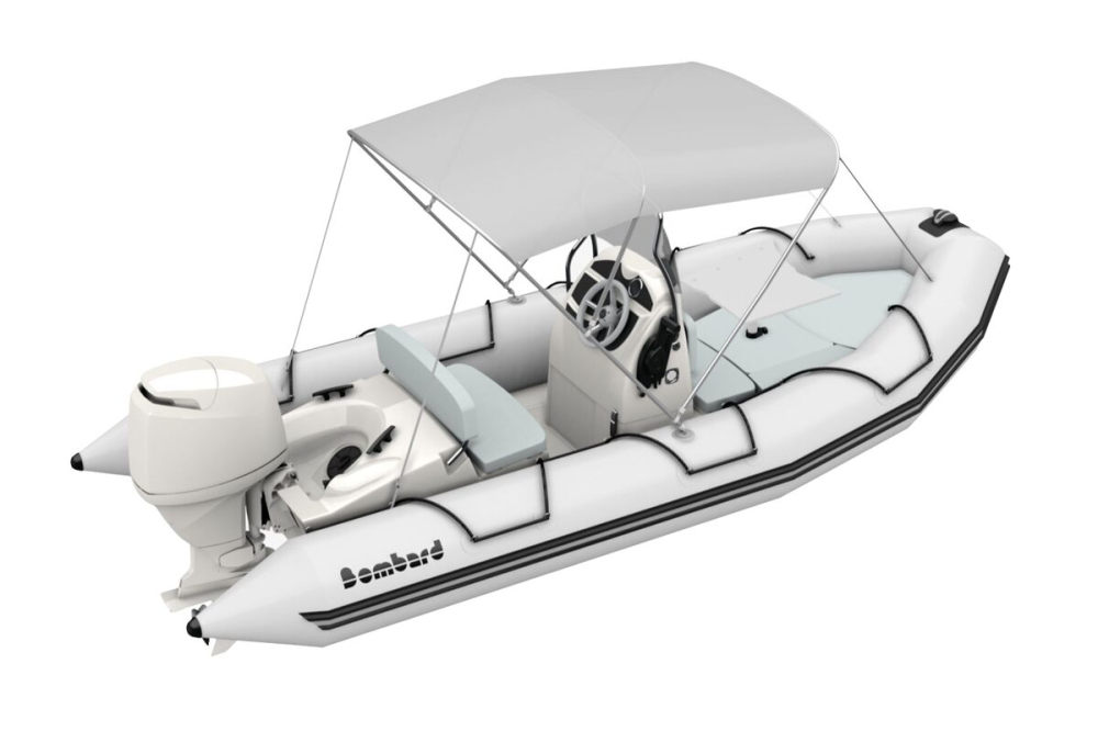Bombard Sunrider 500 Strongan nafukovací člun světle šedý / Light grey s přísl.