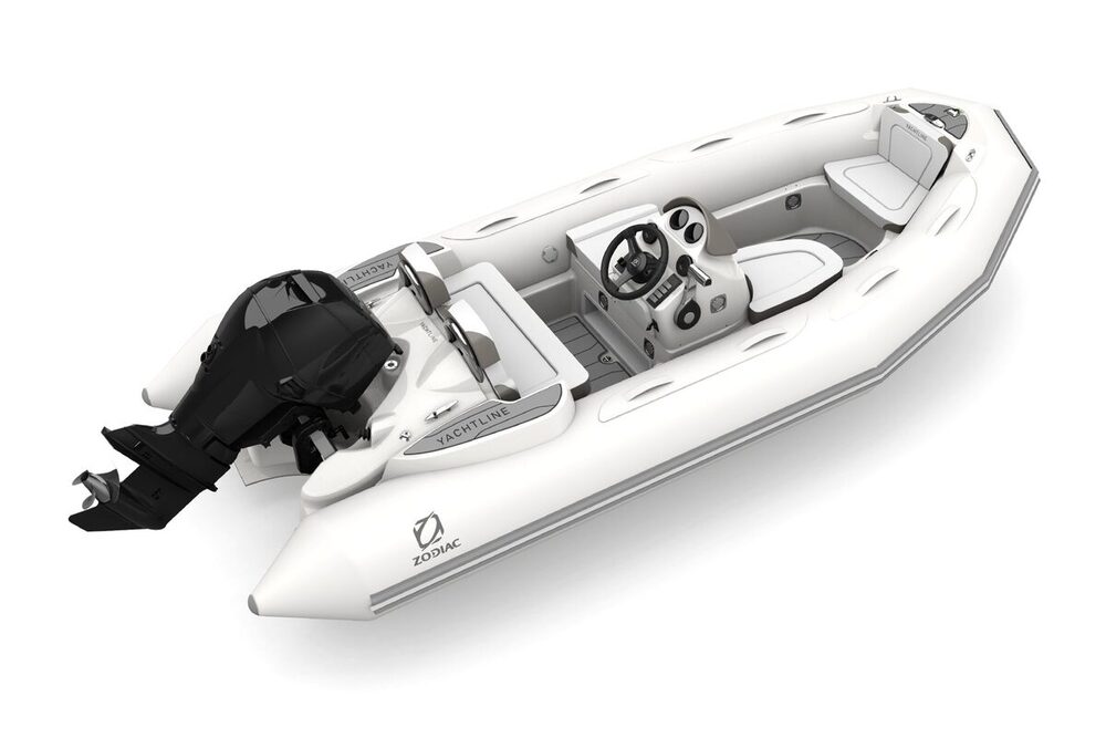 Zodiac Yachtline 400 DL NEO nafukovací člun - světle šedý