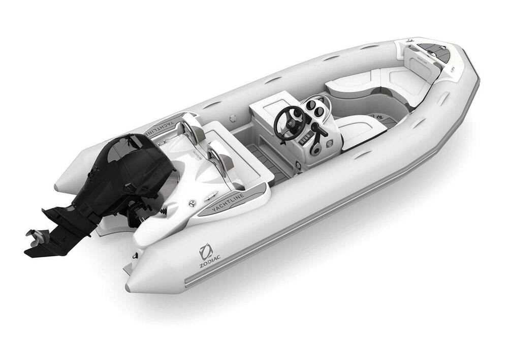 Zodiac Yachtline 440 DL Strongan nafukovací člun - světle šedý