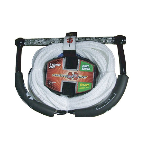 Lano pro vodní lyže bílé 23m, rukojeť 30cm