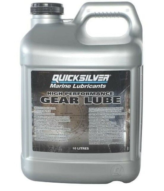 QUICKSILVER převodový olej GEAR LUBE HIGH PERF. - 10L