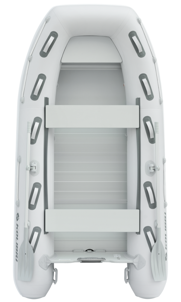 KOLIBRI KM-360 DXL, vyztužená hliníková podlaha - šedý
