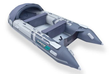 Gladiator Active C420 AL nafukovací člun s hliníkovou podlahou - šedo-šedý