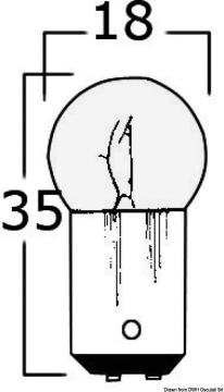 Bipolární žárovka 12V 5W